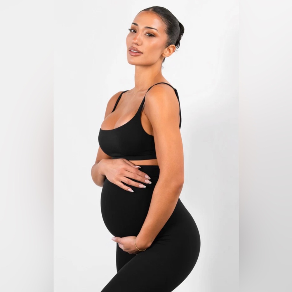 Women's Black Maternity Leggings